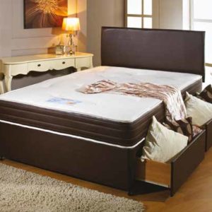 Memory Leather bed