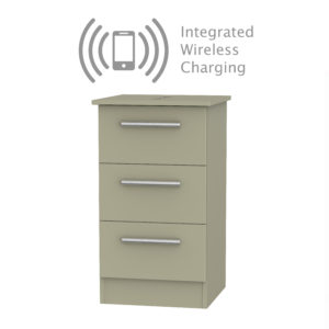 Bedside Cabinet Integrated WiFi Charging